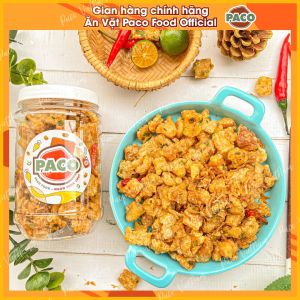 Combo bánh tráng phơi sương ăn kèm cùng tốp mỡ PC1/PC2 Paco Food