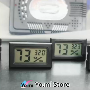 Ẩm kế điện tử Nhiệt kế Mini Đồng hồ đo độ ẩm nhiệt độ 2in1 Đo chính xác cao
