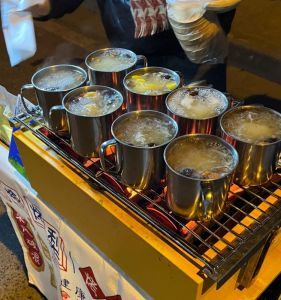 หนา 304 สแตนเลสสตีล Pear Shape ถ้วยทําอาหารพร้อมฝาปิดถ้วยชาทนอุณหภูมิสูงร้านอาหารคุณภาพเชิงพาณิชย์