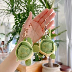 Little Turtle Doll Pendant Cute Turtle Plush Toy Keychain Gift Boutique Store Doll Key Chains