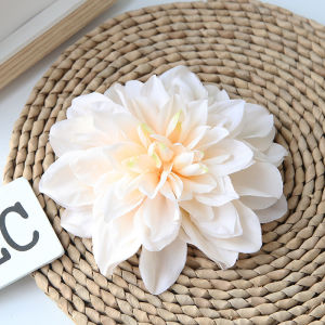 Đầu Hoa Thược Dược Lụa 15cm Cao Cấp Trang Trí Tiệc Decor Đồ Handmade