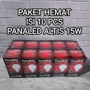 ( PAKET ISI 10 PCS ) Panaled Altis lampu LED BULB 15W 15 WATT CAHAYA PUTIH SNI GARANSI 1 TAHUN BOLAM BOHLAM Kualitas Terbaik ekonomis hemat energy murah terlaris