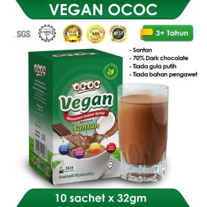 Minuman Dark Coklat Vegan ( Santan )