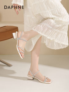 Daphne | High Heel Crystal Sandals Slippers