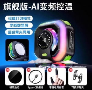 AI Variable Frequency Temperature Control New Mobile Phone Heat Sink Cooling Magnet Semi-conductor Silent Universal Accessory