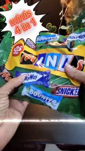 MINIS Mixed chocolate Assorted Mini รวมรสในถุงเดียวกัน 1 ถุง มี 20 / 25 ชิ้น น้ำหนัก 400 /500 กรัม