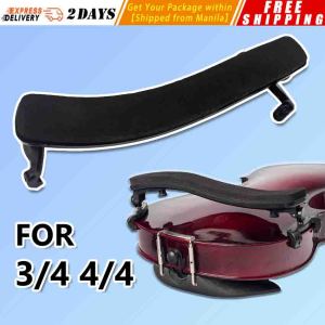 Adjustable Violin Shoulder Rest Plastic Padded Soft Comfortable Sponge for 4/4 3/4 Fiddle Parts Accessories Black Violin-Shoulder-Rest