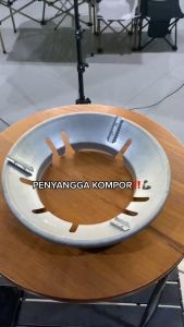 Tatakan Kompor Gas Portable Hemat Energi Anti Angin Anti Selip
