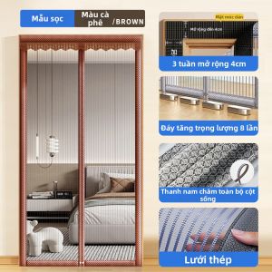 LUOYOUTE | Rèm Chống Muỗi và Côn Trùng Toàn Bộ Dải Từ Tính Không Cần Khoan