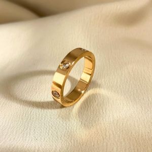 OYJR Nhẫn Nữ Titan Không Gỉ Phong Cách Hàn Quốc Trang Sức Nữ-INTL Cao Cấp Phong Cách