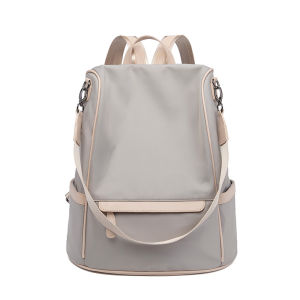 Travel Backpack for Women Casual Female Laptop Bag Large Capacity School Bags 2025 New Waterproof British Style Canvas Bagpack