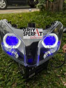 Lampu Depan Reflektor Vario Techno K50 K51 110 Cbs Karbu 2010 2011 2013 biled billed led
