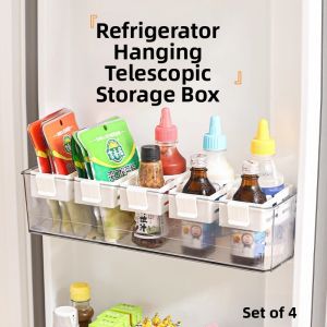 Jiaxun | Adjustable Hanging Basket for Refrigerator Side Door