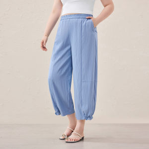 Embroidered Tencel Blouse Set