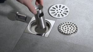 Phụ kiện ngăn mùi hôi nhà tắm Inox Sus 304 lắp thoát sàn chống côn trùng cống ống PVC Minh House