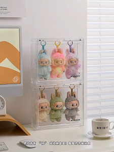 【SG】Labubu Transparent Storage Box Hanging Display Rack Dustproof Blind Box Doll Pendant Storage Box