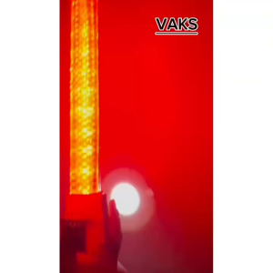 Đèn cầm tay led ĐỎ - đèn phân luồng nhấp nháy - có còi âm thanh - có thể sạc lại - Z530-CD