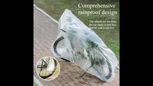 5PCS/set Disposable transparent bicycle cover mountain bike full set rain cover 5PCS/set electric bike rain cover dust cover
