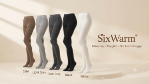 Quần Tất Len Tăm Nữ SixWarm Giữ Ấm Mùa Đông Dày Mịn Ôm Chân