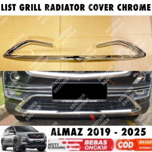 List Grill Radiator Bawah Wuling Almaz 2019 2023 2024 2025 Cover Chrome