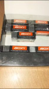Penghapus Pensil Boxy Hitam Besar & Kecil - PCS