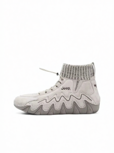 Jeep | Knitted Stretchy Casual Sport Thick Sole Ankle Boots