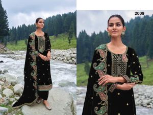 [PRE-ORDER] Ready Made Pure Viscose Velvet Punjabi Suit *Size S-5XL* ( Delivery 10 Days )