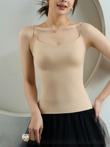 ZISU | เสื้อกล้ามแขนกุดแบบสวมสำหรับผู้หญิงในช่วงฤดูร้อน ทรงเข้ารูป ด้านหลังเปิดโล่ง ใส่ได้ทั้งในและนอกบ้าน ระบายอากาศได้ดี ใส่สบาย