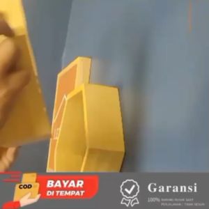 rak dinding kayu jati hexagonal segi enam dekorasi rumah