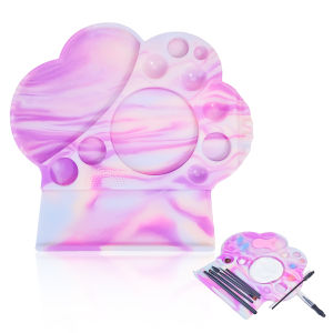 พาเลทซิลิโคน Libeauty 1 ชิ้น ถาด 10 ฟังก์ชั่น สำหรับยกขนตาและย้อมสีคิ้ว ลามิเนตขนตา แผ่นดัดขนตา แต่งหน้า