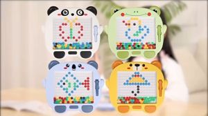 Kids Magnetic Drawing Board Early Learning Toys Mainan Kanak Lukisan 儿童磁性画板益智早教