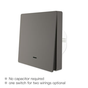 MOES Smart Light Switch Tuya ZigBee No Neutral Wire No Capacitor Needed Smart Life 2/3 Way Works with Alexa Google Home 2mqtt