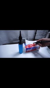 ที่สูบลมลูกโป่ง1ชิ้น pompa Udara portabel เป่าลมพลาสติกทรงกลมขนาดเล็ก สำหรับงานเลี้ยงงานแต่งงาน