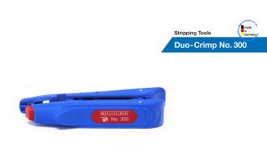 WEICON Duo-Crimp No. 300 3 in 1 Stripping & Crimping Tool for wire end ferrules 0.5 - 6 mm² with side cutter