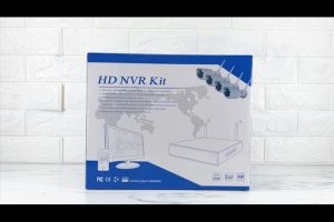 ชุดกล้องวงจรปิด 4 ตัว พร้อม NVR สีดำ CMRK-PA04