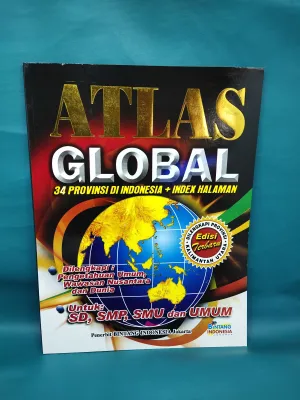 Buku Atlas Besar Atlas Indonesia dan Dunia besar