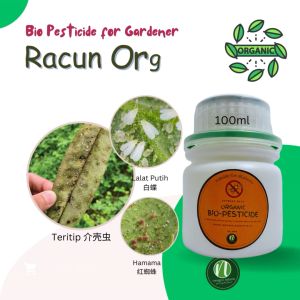 Neugro Racun Organik Bio-Oil 100ml Lalat Putih Hama-Hama Teritip Bio-Organic Pesticide Organic White Fly Thrips 有机农药