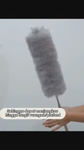 Kemoceng Pembersih Debu Microfiber 280cm Tarik Tekuk Panjang Alat Pembersih Langit - Langit Rumah