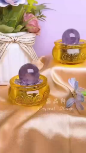 【现货】 💰 琉璃聚宝盆&紫晶碎石&紫晶球｜家居办公室开运摆件｜聚财转运｜净化能量智慧助缘｜Liuli Treasure Bowl & Amethyst Chips & Amethyst Sphere