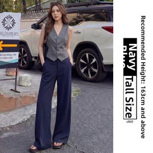 XIANYIJIAO | Large Size Womens Linen Palazzo Trousers
