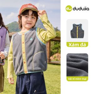 DUDUJIA | Áo Gile Lót Len Chống Tĩnh Điện