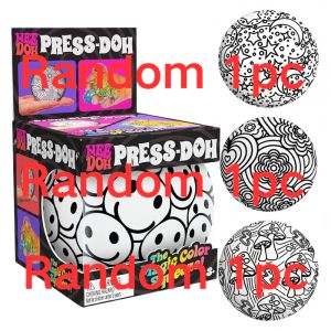 Schylling | Nee Doh Fuzz Ball Series Desktop Graffiti Ball Stress Relief Toys Suitable for Under Pressure Fun Soft Stress Ball Blind Box