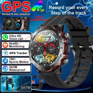 2025 GPS Smart Watch 5 ATM Waterproof Built-in Dual-band GNSS GPS Tracker Military Sports Fitness Smartwatch Men For Android IOS