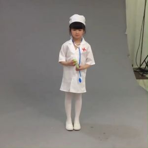 【Zdandan】ชุดหมอเด็ก ชุดพยาบาลเด็ก ชุดอาชีพเด็ก เสื้อกราวด์หมดเด็ก ชุดคุณหมอเด็ก