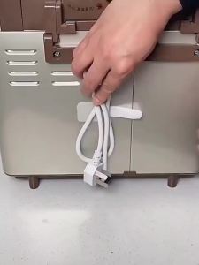 Peel and Stick Cable Clips Reusable Velcro Cable Ties Self Adhesive Cord Management Organizer for Power and Data Cables
