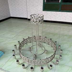 lampu gantung jangkar bahan stenlis diameter 100cm capung 24 siap pakai sudah ada kabel dan fitingan