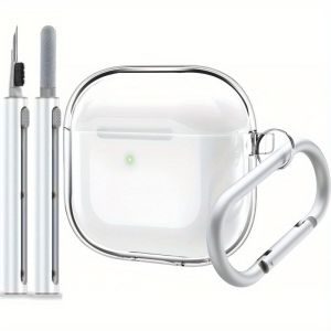 New Transparent Soft TPU Case for Apple Airpods 4 Wireless Headphone Shockproof Clear Protective Cover for Airpods 4 Earphone Accessories