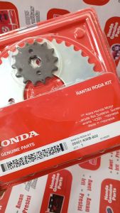 Gir set paket rantai roda drive chain kit T-14 T-37 420-102 Blade 110 KWB (2008 - 2011) Revo 110 (2009 - 2010) original honda 06401KWB900