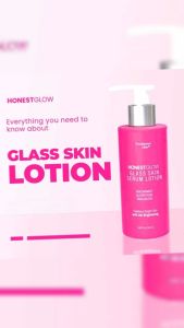 New Honest Glow Glass Skin Serum Lotion SPF50++ 20x Brightening Body Lotion 250ml Whitening Smoothening Glass Skin Effect