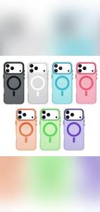 Ốp Lưng Điện Thoại Redmi 15C A5 15 171mm Sạc Không Dây Từ Tính Màu Kẹo Ngọt Trong Suốt Chống Xước Dành Cho Các Mẫu 14C 13C A3